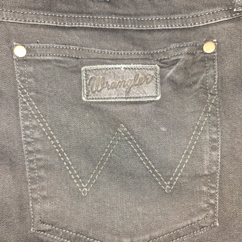 Wrangler Black Retro Slim Straight 36 x32 - Picture 2 of 9